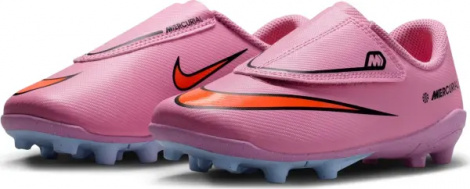 Бутсы детские Nike JR MERCURIAL VAPOR 16 CLUB MG PS (V) розово-красные FQ8290-600
