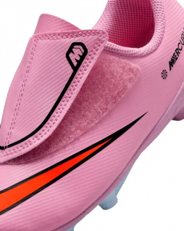 Бутсы детские Nike JR MERCURIAL VAPOR 16 CLUB MG PS (V) розово-красные FQ8290-600