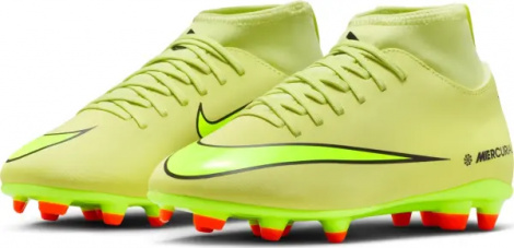Бутсы детские Nike JR MERCURIAL SUPERFLY 10 CLUB FG/MG лаймовые FQ8318-300