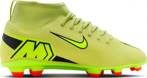 Бутсы детские Nike JR MERCURIAL SUPERFLY 10 CLUB FG/MG лаймовые FQ8318-300