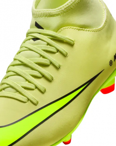 Бутсы детские Nike JR MERCURIAL SUPERFLY 10 CLUB FG/MG лаймовые FQ8318-300