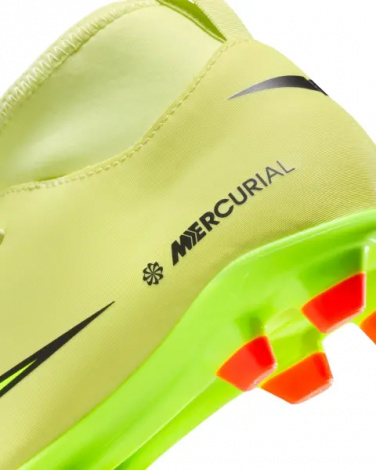 Бутсы детские Nike JR MERCURIAL SUPERFLY 10 CLUB FG/MG лаймовые FQ8318-300