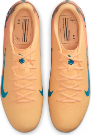 Бутсы Nike MERCURIAL ZOOM VAPOR 16 ACADEMY KYLIAN MBAPPÉ FG/MG оранжево-темно-бирюзовые FQ8377-801