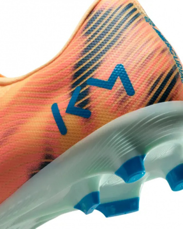 Бутсы Nike MERCURIAL ZOOM VAPOR 16 ACADEMY KYLIAN MBAPPÉ FG/MG оранжево-темно-бирюзовые FQ8377-801