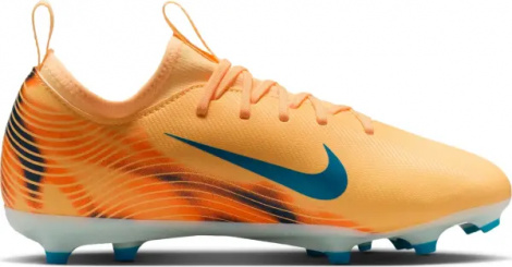 Бутсы детские Nike JR MERCURIAL ZOOM VAPOR 16 ACADEMY "KYLIAN MBAPPE" FG/MG оранжево-темно-бирюзовые FQ8394-801