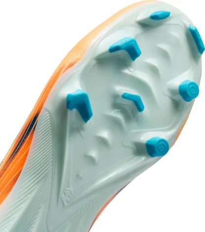 Бутсы детские Nike JR MERCURIAL ZOOM VAPOR 16 ACADEMY "KYLIAN MBAPPE" FG/MG оранжево-темно-бирюзовые FQ8394-801