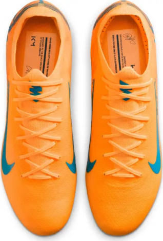 Бутси Nike MERCURIAL ZOOM VAPOR 16 PRO "KYLIAN MBAPPE" FG оранжево-темно-бірюзові FQ8689-801