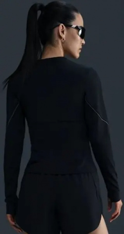 Лонгслів для бігу жіночий Nike RUNNING DIVISION чорний FV6418-010