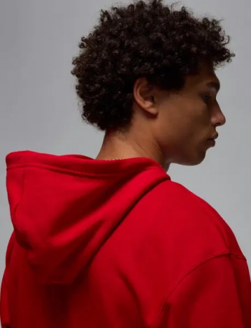 Толстовка Nike JORDAN BROOKLYN FLEECE FULL-ZIP HOODIE червона FV7289-687
