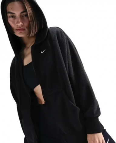 Толстовка женская Nike SPORTSWEAR PHOENIX PLUSH OVERSIZED COSY FLEECE черная FZ1267-010