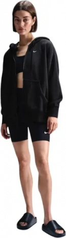 Толстовка женская Nike SPORTSWEAR PHOENIX PLUSH OVERSIZED COSY FLEECE черная FZ1267-010