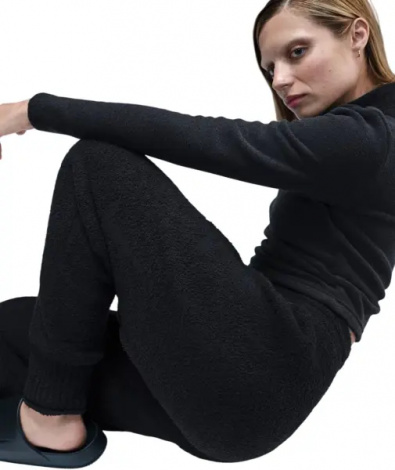 Спортивні штани жіночі Nike SPORTSWEAR PHOENIX COZY BOUCLÉ HIGH-WAISTED OVERSIZED чорні FZ1703-010