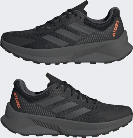 Кросівки для трейлранінгу Adidas TERREX SOULSTRIDE FLOW антрацитово-помаранчеві GX1822