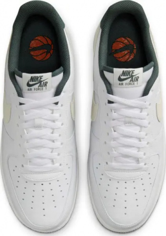 Кросівки Nike AIR FORCE 1 '07 LV8 біло-молочно-темно-зелені HF1939-100