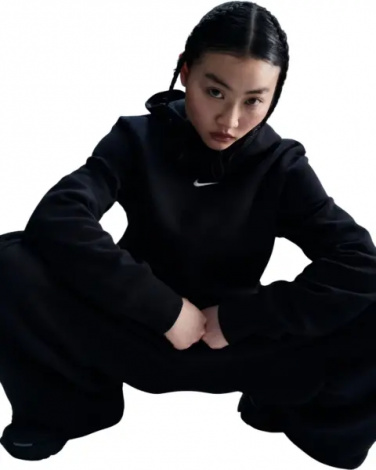 Худи женское Nike SPORTSWEAR PHOENIX FLEECE черное HF6839-010