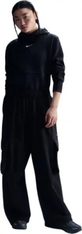 Худи женское Nike SPORTSWEAR PHOENIX FLEECE черное HF6839-010