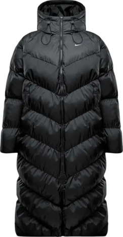 Куртка женская Nike LONGLINE STORM FIT THERMA WATERPROOF черная HF7888-010