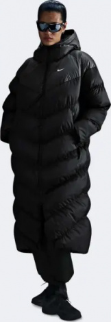 Куртка женская Nike LONGLINE STORM FIT THERMA WATERPROOF черная HF7888-010