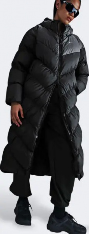 Куртка женская Nike LONGLINE STORM FIT THERMA WATERPROOF черная HF7888-010