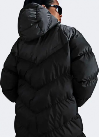 Куртка женская Nike LONGLINE STORM FIT THERMA WATERPROOF черная HF7888-010