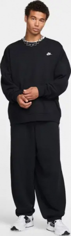 Спортивні штани Nike CLUB FLEECE OVERSIZED FRENCH TERRY чорні HJ1822-010