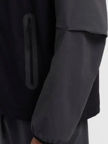 Вітровка Nike TECH WOVEN JACKET темно-сіро-чорно-салатова HM7151-013