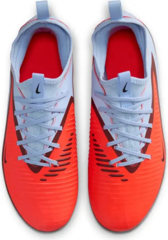 Бутсы детские Nike JR PHANTOM 6 LOW ACADEMY FG/MG светло-сине-красные HM9203-400