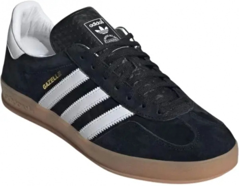 Кеди Adidas GAZELLE INDOOR чорно-білі HO6259