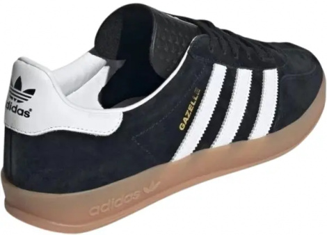 Кеди Adidas GAZELLE INDOOR чорно-білі HO6259
