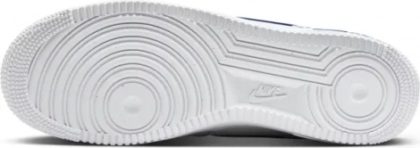 Кроссовки Nike AIR FORCE 1 '07 LV8 бело-темно-синие HQ2037-100