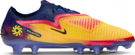 Бутсы Nike PHANTOM 6 LOW ELITE 'ERLING HAALAND' FG EH оранжево-красно-темно-синие HQ2332-800