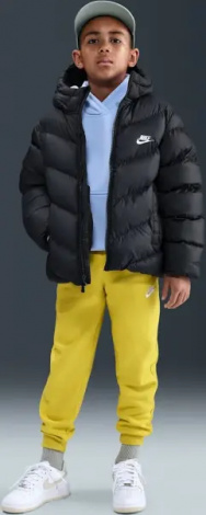 Куртка підліткова Nike SPORTSWEAR ALL DAY PLAY THERMA-FIT LOOSE-FIT чорна HQ4976-010