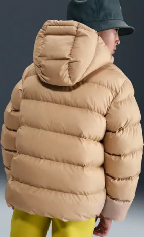 Куртка подростковая Nike SPORTSWEAR ALL DAY PLAY THERMA-FIT LOOSE-FIT бежевая HQ4976-200