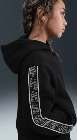 Худи подростковое Nike SPORTSWEAR CLUB FLEECE черное HQ9321-010