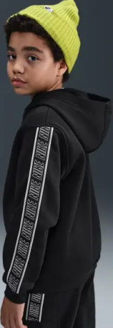 Худи подростковое Nike SPORTSWEAR CLUB FLEECE черное HQ9321-010