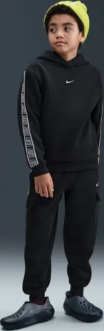 Худи подростковое Nike SPORTSWEAR CLUB FLEECE черное HQ9321-010