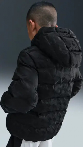 Куртка подростковая Nike SPORTSWEAR ALL DAY PLAY THERMA-FIT LOOSE-FIT черная HQ9374-010