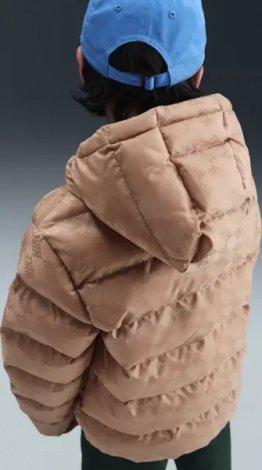 Куртка подростковая Nike SPORTSWEAR ALL DAY PLAY THERMA-FIT LOOSE-FIT бежевая HQ9374-200