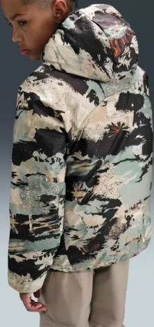 Куртка двусторонняя подростковая Nike ACG 'LAVA FLOW' THERMA-FIT ADV черно-бежево-мятная HQ9648-010