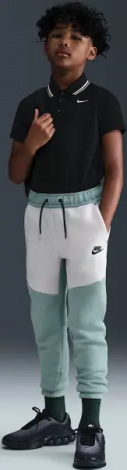 Спортивні штани підліткові Nike SPORTSWEAR TECH FLEECE бірюзово-білі HV5869-054