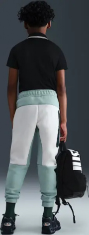 Спортивні штани підліткові Nike SPORTSWEAR TECH FLEECE бірюзово-білі HV5869-054