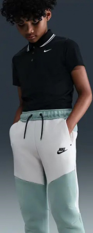 Спортивні штани підліткові Nike SPORTSWEAR TECH FLEECE бірюзово-білі HV5869-054