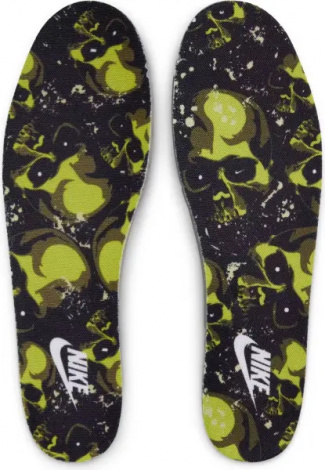 Кроссовки Nike DUNK LOW RETRO QS лаймово-оливково-черные HV6103-300