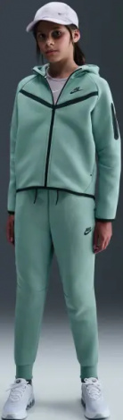 Толстовка подростковая Nike SPORTSWEAR TECH FLEECE бирюзовая HV8695-017