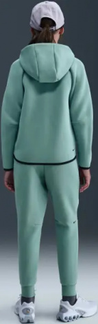 Толстовка подростковая Nike SPORTSWEAR TECH FLEECE бирюзовая HV8695-017