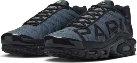 Кроссовки Nike PARIS SAINT-GERMAIN AIR MAX PLUS PREMIUM темно-серо-черные IB2253-001