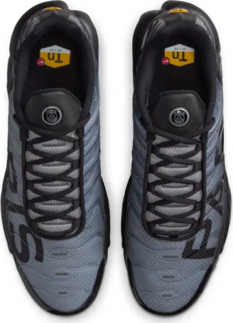 Кроссовки Nike PARIS SAINT-GERMAIN AIR MAX PLUS PREMIUM темно-серо-черные IB2253-001