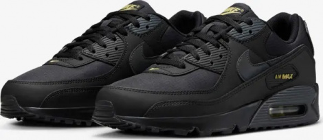 Кроссовки Nike AIR MAX 90 черно-желтые IB7680-001