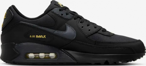 Кроссовки Nike AIR MAX 90 черно-желтые IB7680-001
