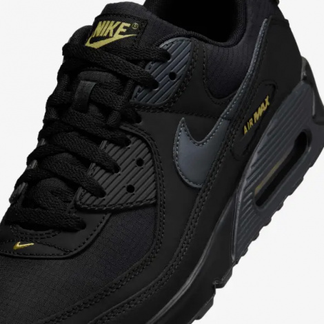 Кроссовки Nike AIR MAX 90 черно-желтые IB7680-001